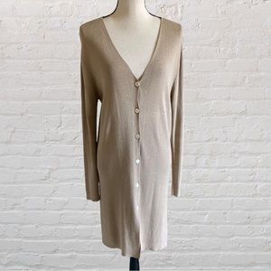 INC INTERNATIONAL CONCEPTS BUTTON FRONT CARDIGAN SWEATER DRESS